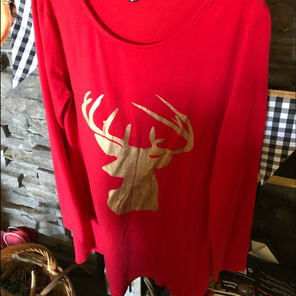 Red Christmas top